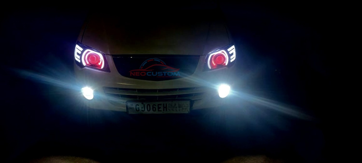 Suzuki Alto k10 Customize Demon Headlight