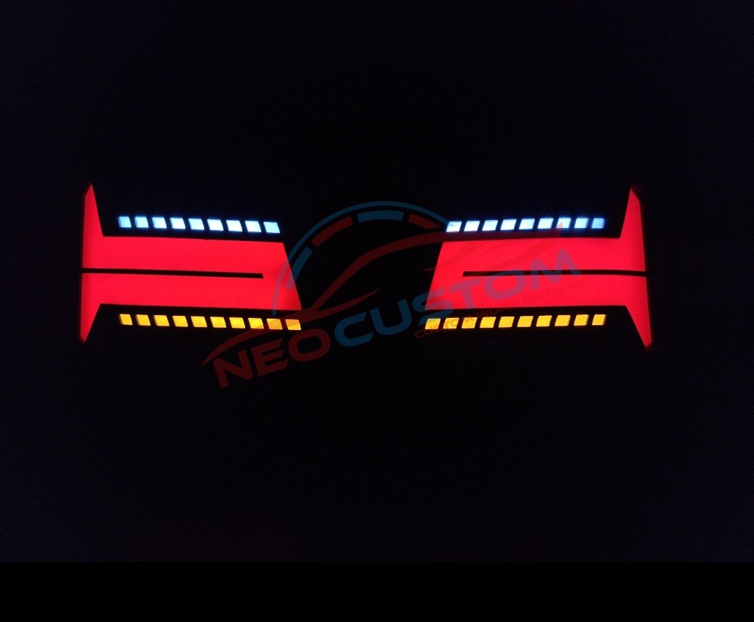 Zen 3D Audi Full Black Custom Tail Light