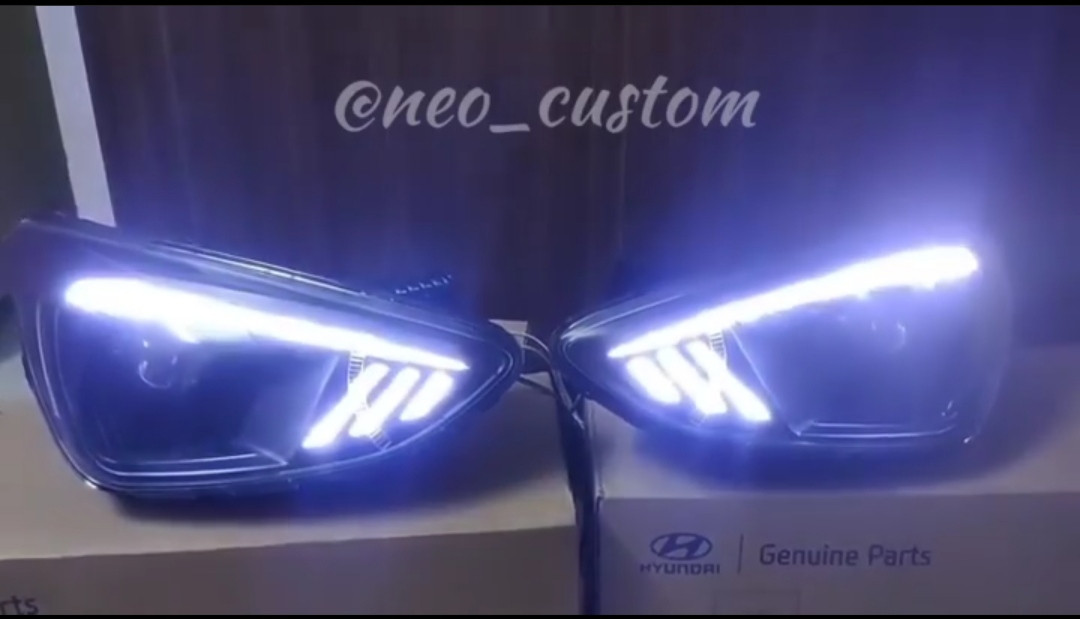 Hyundai Grand i10 Custom headlight